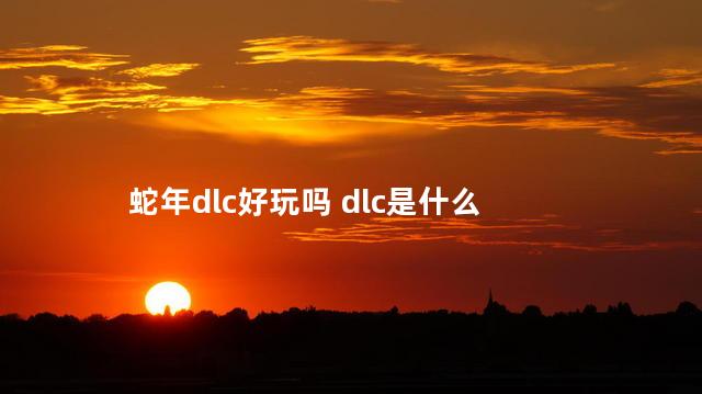 蛇年dlc好玩吗 dlc是什么